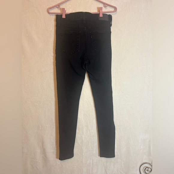 Levi’s 720 Black High Rise Super Skinny Jeans - Picture 3 of 4